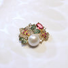 Florence Pearl Bloom Pendant Brooch