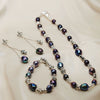 Natural Black Pearl Cross Set