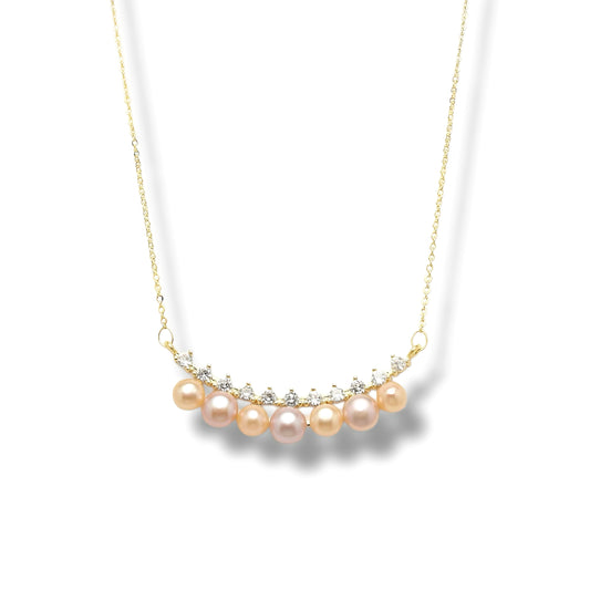 Eternal Smile Pearl Necklace