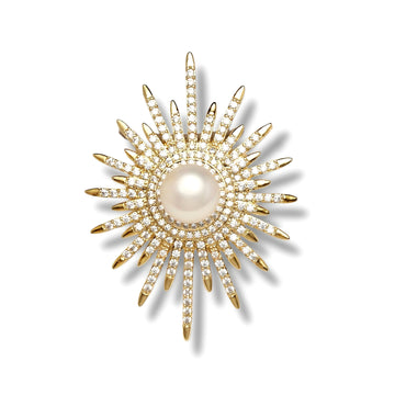 Solar Radiance Brooch-Pendant