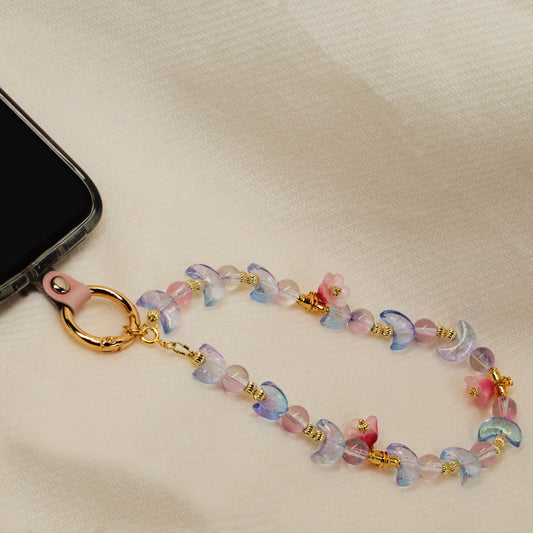 Glass Bloom Phone Charm