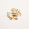 Golden Tide Crab Brooch