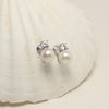 Lumière Perle Silver Ear Clips