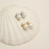 Lumière Perle Silver Ear Clips