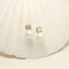 Lumière Perle Gold Ear Clips
