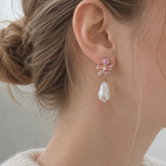 Iris Bloom Earrings