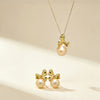 Belle Bow Peal Necklace