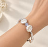 Aquamarine Baroque Pearl Bracelet