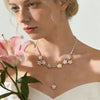 Shooting Star Pearl Necklace - Pink