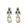 Iris Pearl Drop Earrings