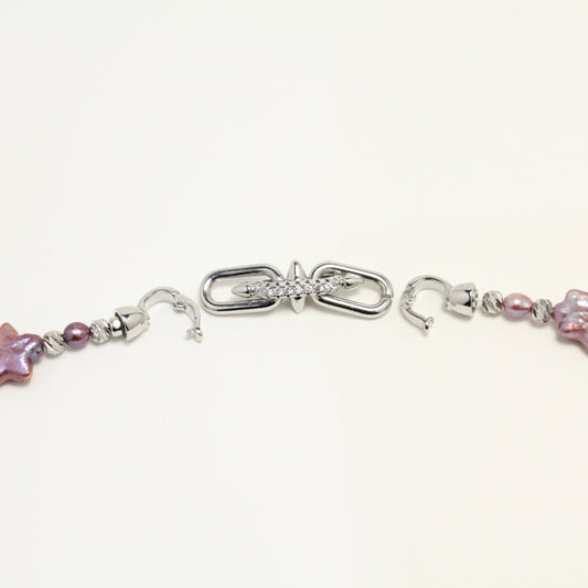 Starry Veil Pearl Necklace