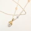 Guardian Cat Pearl Necklace