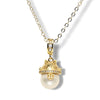 Guardian Cat Pearl Necklace