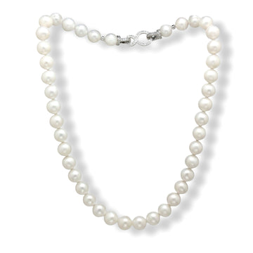 Fleur de Givre Snowflake Pearl Necklace