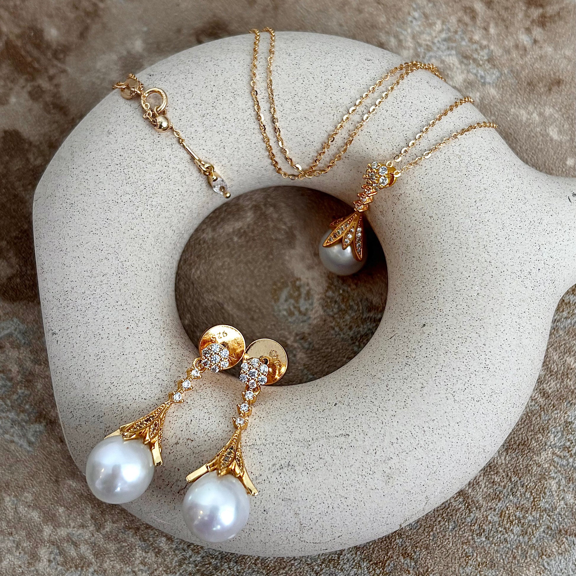 Fleur de Lumière Earrings by NINEMOO – alternate view