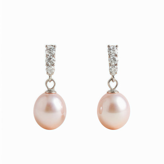 Rose de Givre Pearl Earrings Set