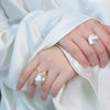 Mermaid Tail Baroque Pearl Ring