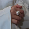 Mermaid Tail Baroque Pearl Ring