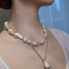 Grandeur Baroque Pearl Adjustable Necklace