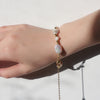 Rectangular Freshwater Pearl  Bracelet