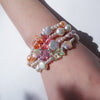 Crystal Bear Pearl Bracelet
