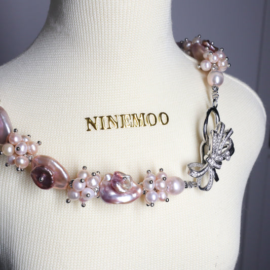 Étoile Fleur Pearl Necklace