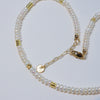 Golden Gleam Pearl Necklace