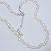 Irregular Beaded Pearl Necklace