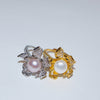 Sakura Silver Pearl Ring