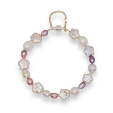 Starry Iridescent Pearl Bracelet