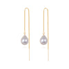 Sweet Hue Pearl Threader Earrings