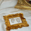 Glistening Wreath Pearl Earrings