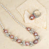 Empress Rose Pearl Necklace