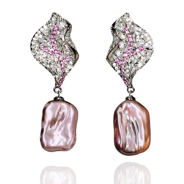 Aurora Baroque Pearl Earrings