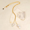Double Drop Baroque Pearl Necklace