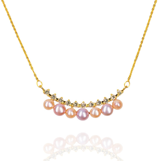 Eternal Smile Pearl Necklace