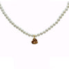 Hearts Zircon Pearl Necklace