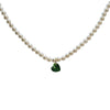 Hearts Zircon Pearl Necklace