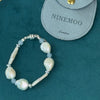 Aquamarine Baroque Pearl Bracelet