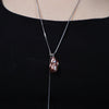 Pink Baroque Pearl Adjustable Necklace