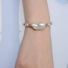 Golden Baroque Pearl Glow Bracelet