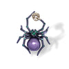 Mystic Spider Purple Pearl Brooch