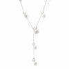 Silver Luminous Pearl Necklace