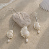 Coquille de Lune Pearl Earrings