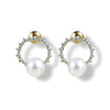 Glistening Wreath Pearl Earrings