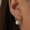Glistening Wreath Pearl Earrings