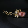 Rosebud Bloom Brooch (Gold & Silver）