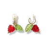 Eden's Berry Clip-on Earrings