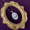 Luna Halo Pearl Necklace