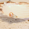 Golden Glow Baroque Pearl Ring